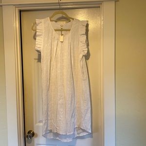 White Shift Dress | Size L/XL